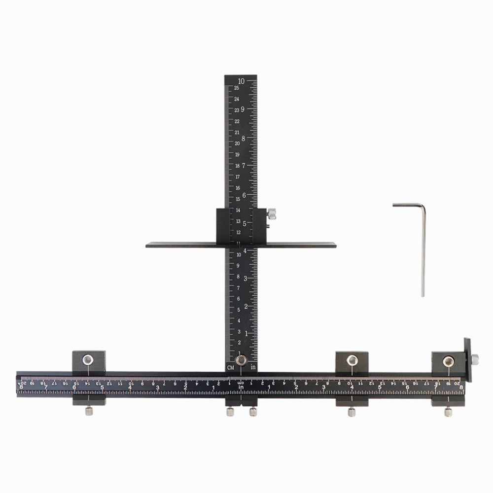 Woodworking Handle Hole Locator Tool – Precise Cabinet & Drawer Hardware Installation Jig