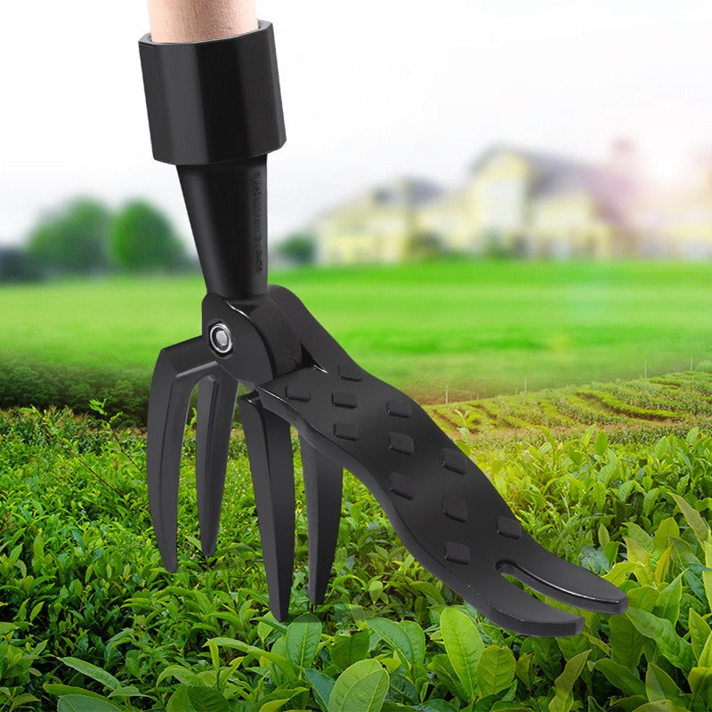 Manual Garden Weed Puller – Stand-Up Root Removal Tool for Lawn & Garden Maintenance