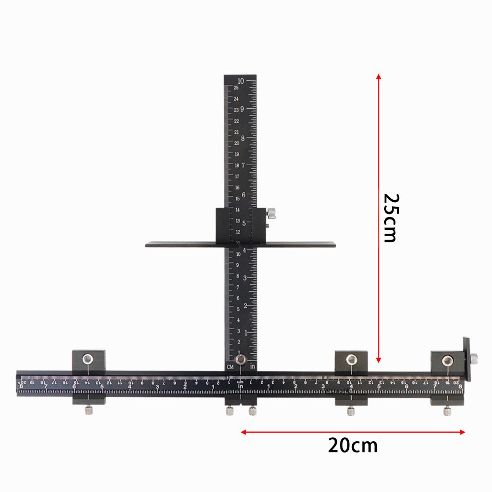 Woodworking Handle Hole Locator Tool – Precise Cabinet & Drawer Hardware Installation Jig
