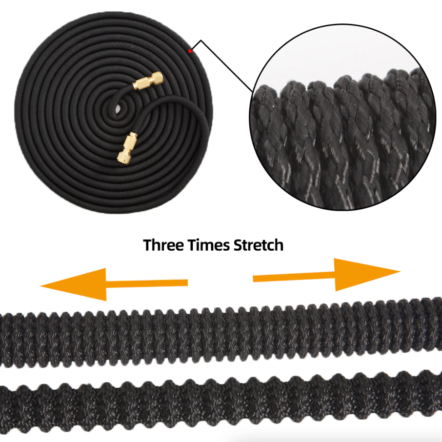 4X Stronger Deluxe Expandable Flexible Garden Hose Water Hose 25 & 100 FT