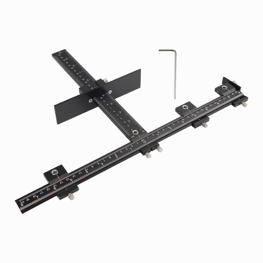 Woodworking Handle Hole Locator Tool – Precise Cabinet & Drawer Hardware Installation Jig