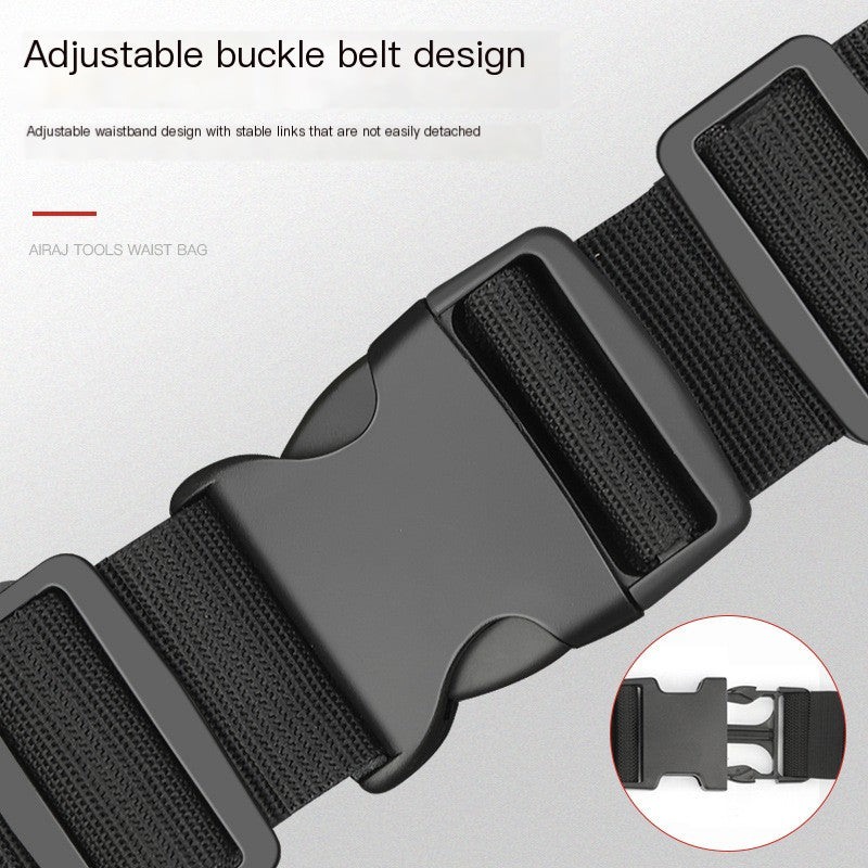 Portable Canvas Tool Belt Bag – Multi-Pocket Heavy Duty Organizer for DIY & Gardening Tools